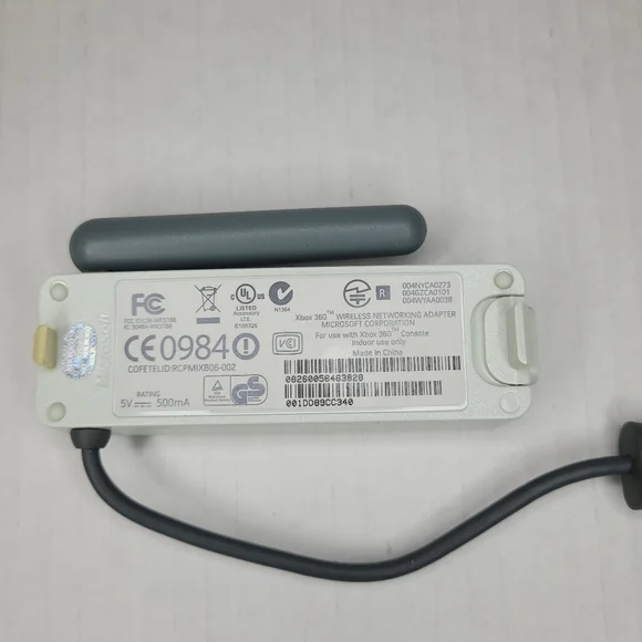 Official Microsoft XBOX 360 Wireless Networking Adapter Internet WiFi Connection - Picture 3 of 4